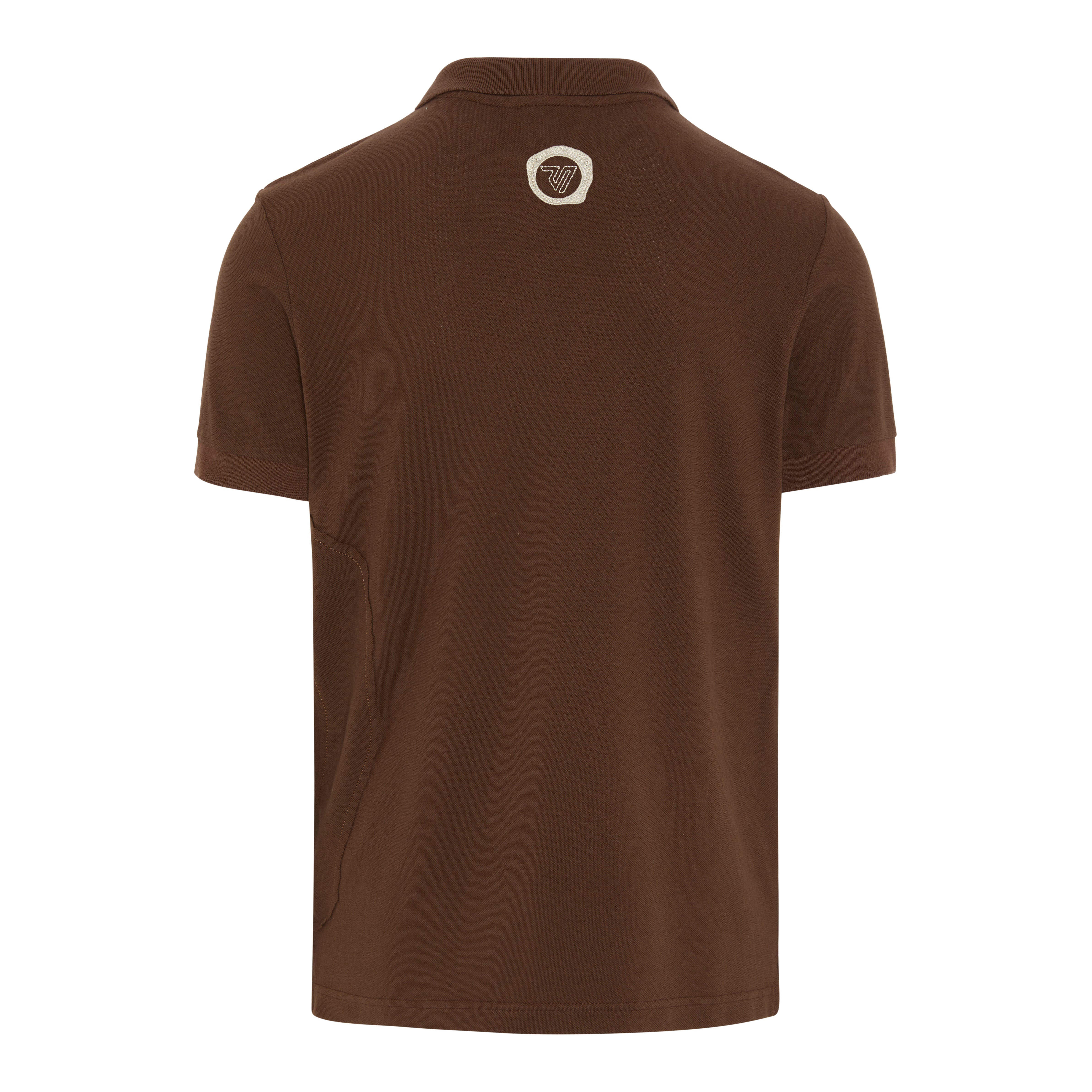 Southbank Polo - Chocolate with Ecru