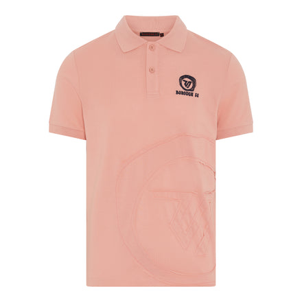 SOUTHBANK POLO - PINK/NAVY