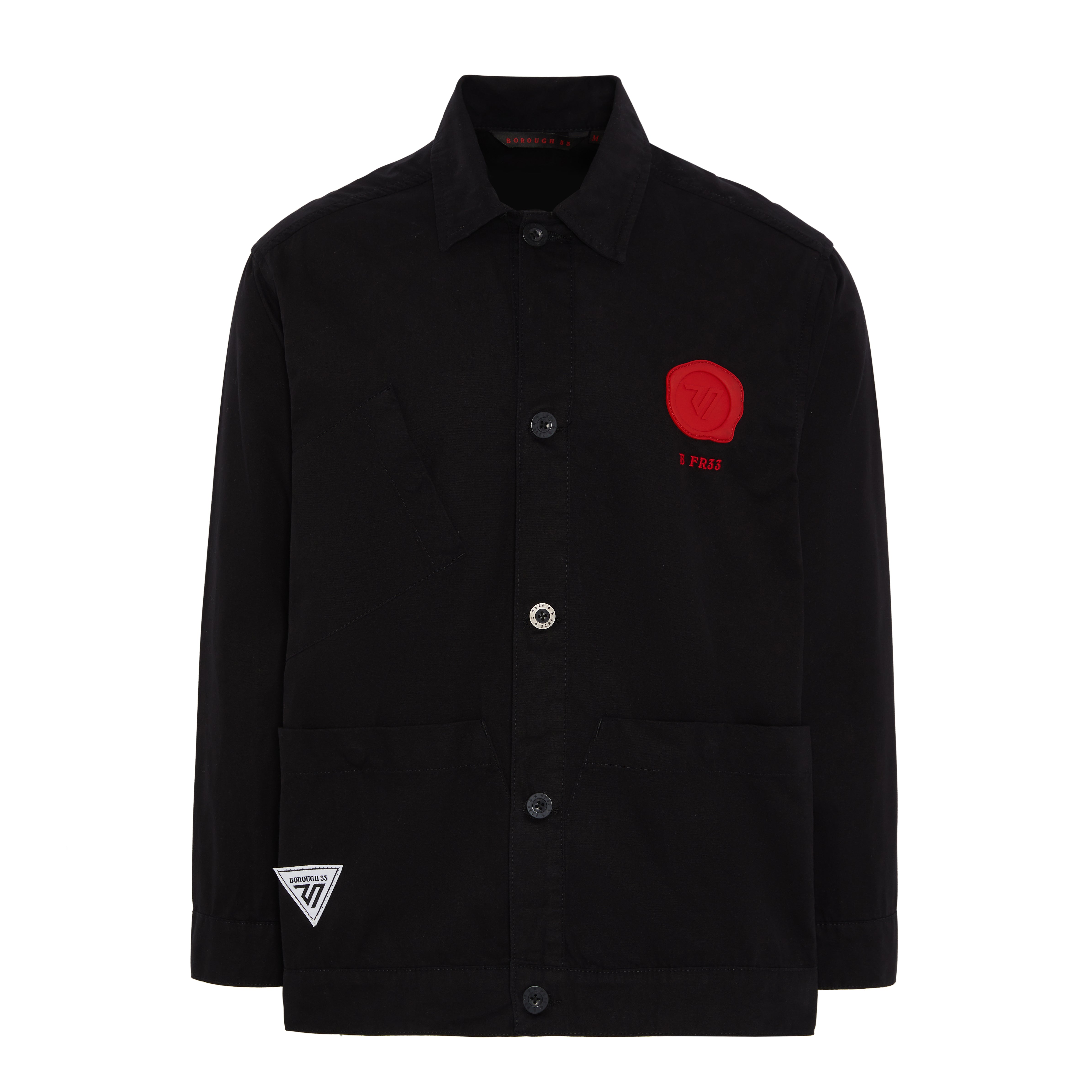 Workman Overshirt - Jet Black