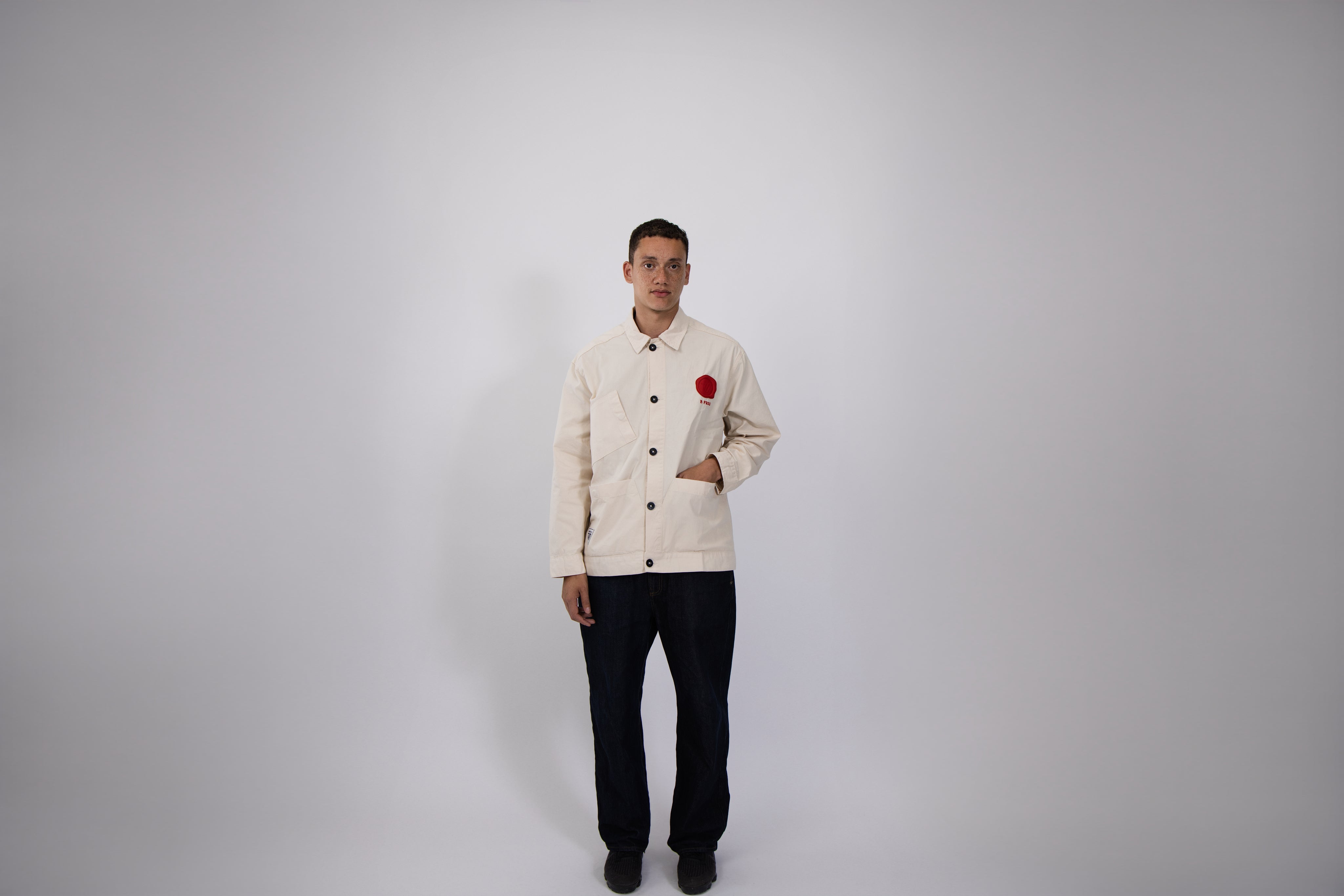 Workman Overshirt - Off-White