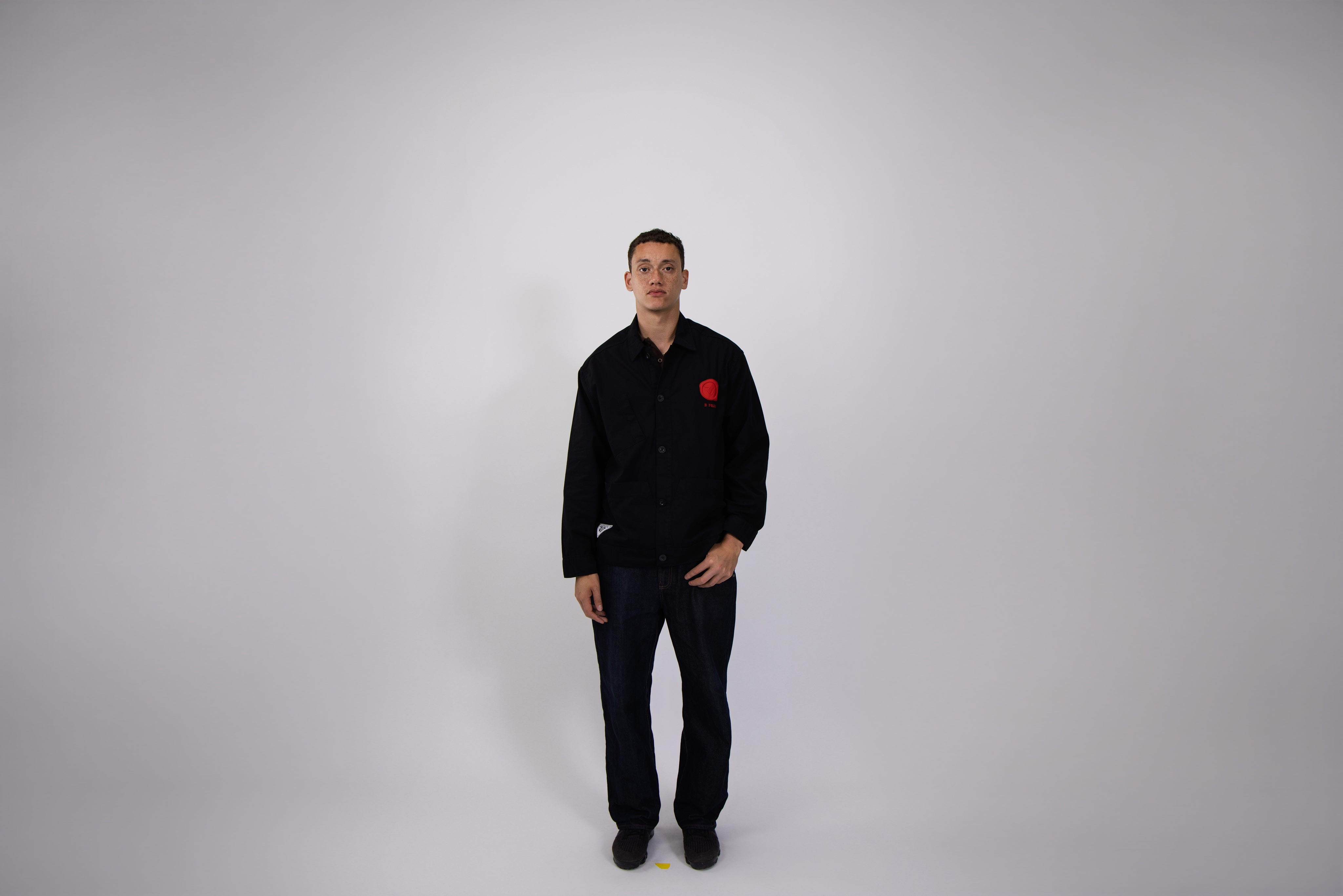 Workman Overshirt - Jet Black