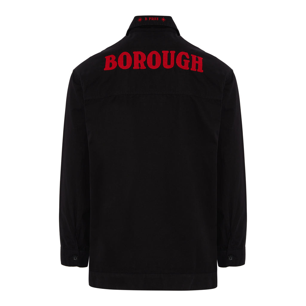 Workman Overshirt - Jet Black