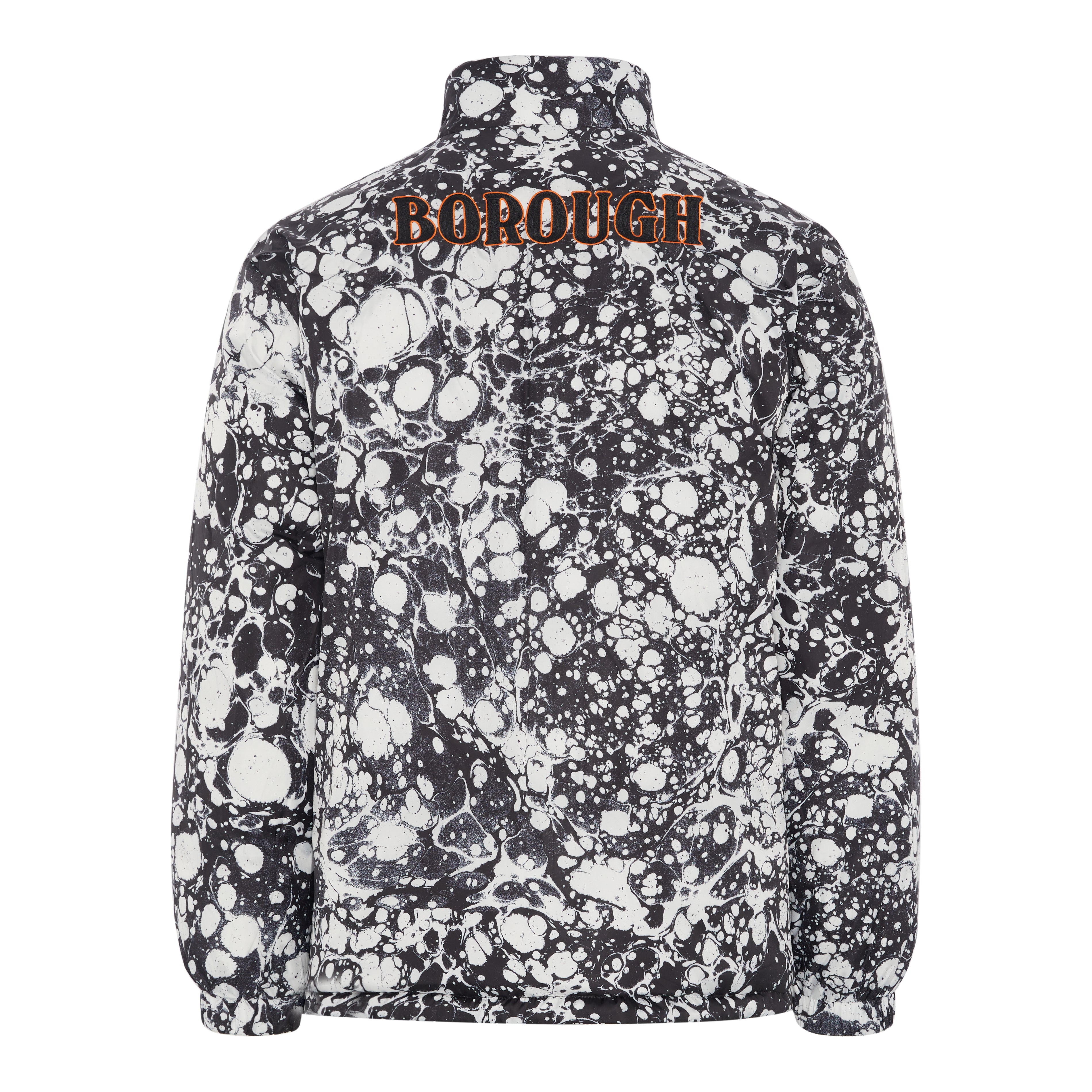 REVERSIBLE ACID DUCK PUFFER - BLACK