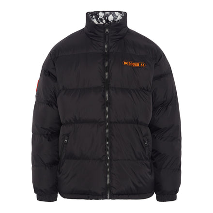 REVERSIBLE ACID DUCK PUFFER - BLACK