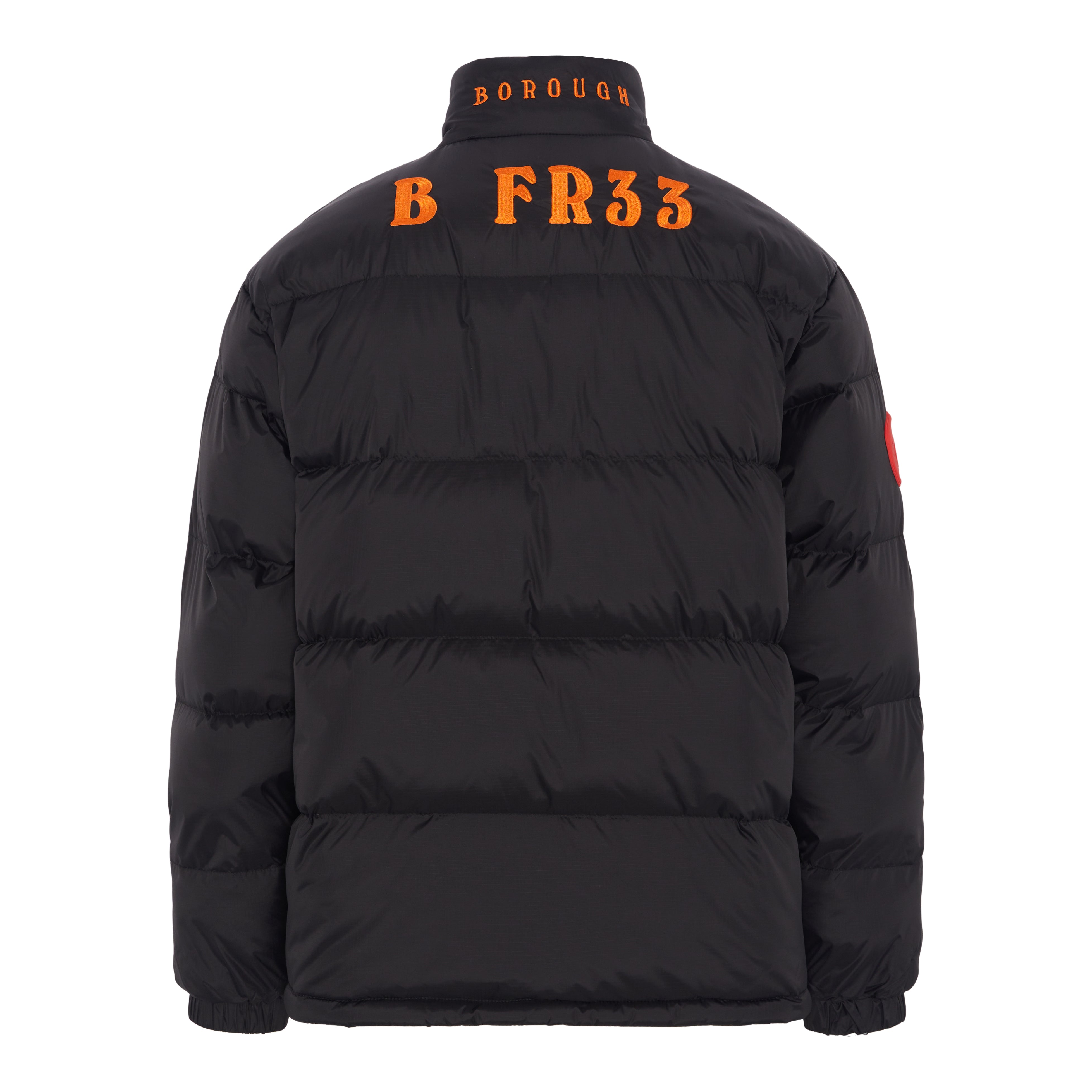 REVERSIBLE ACID DUCK PUFFER - BLACK