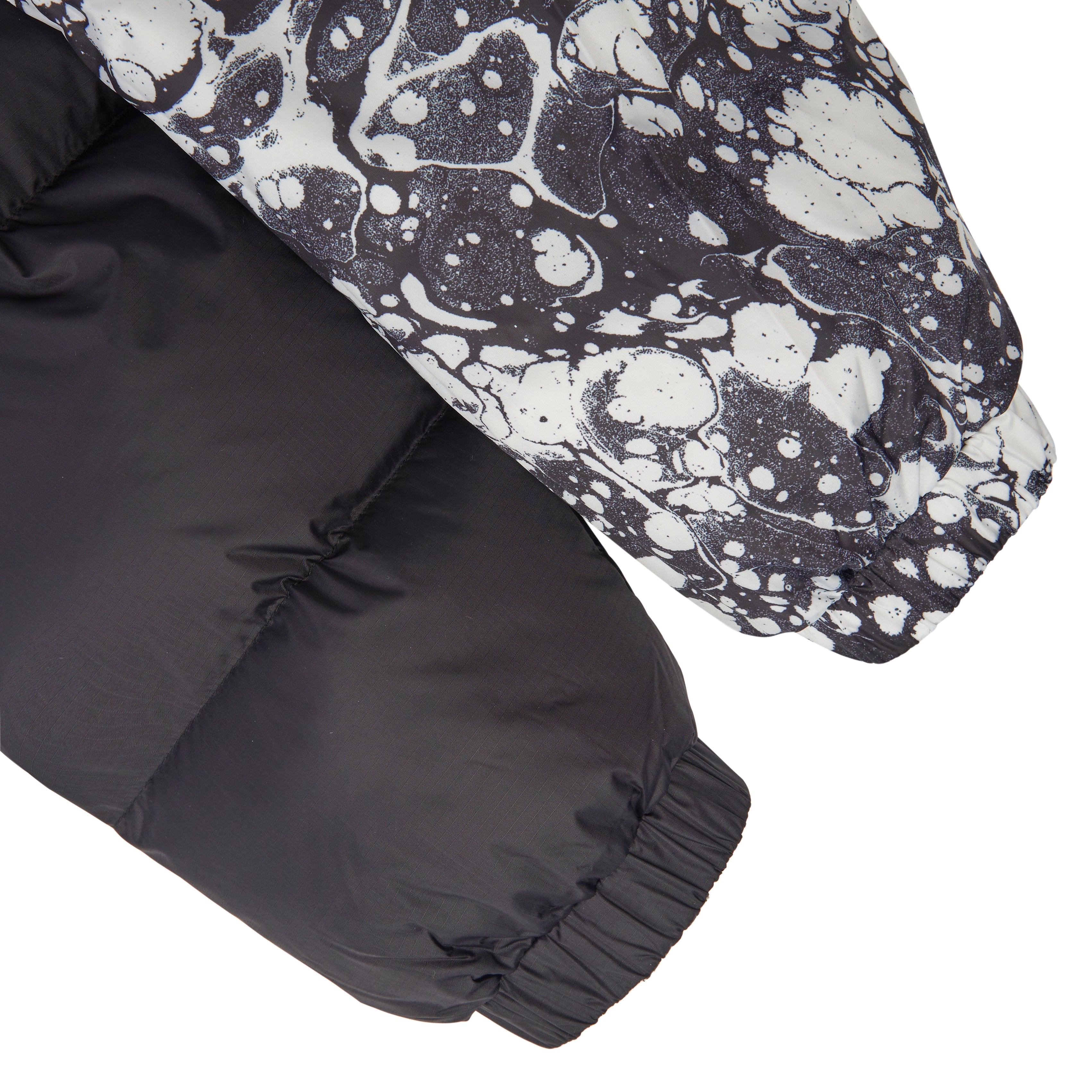 REVERSIBLE ACID DUCK PUFFER - BLACK