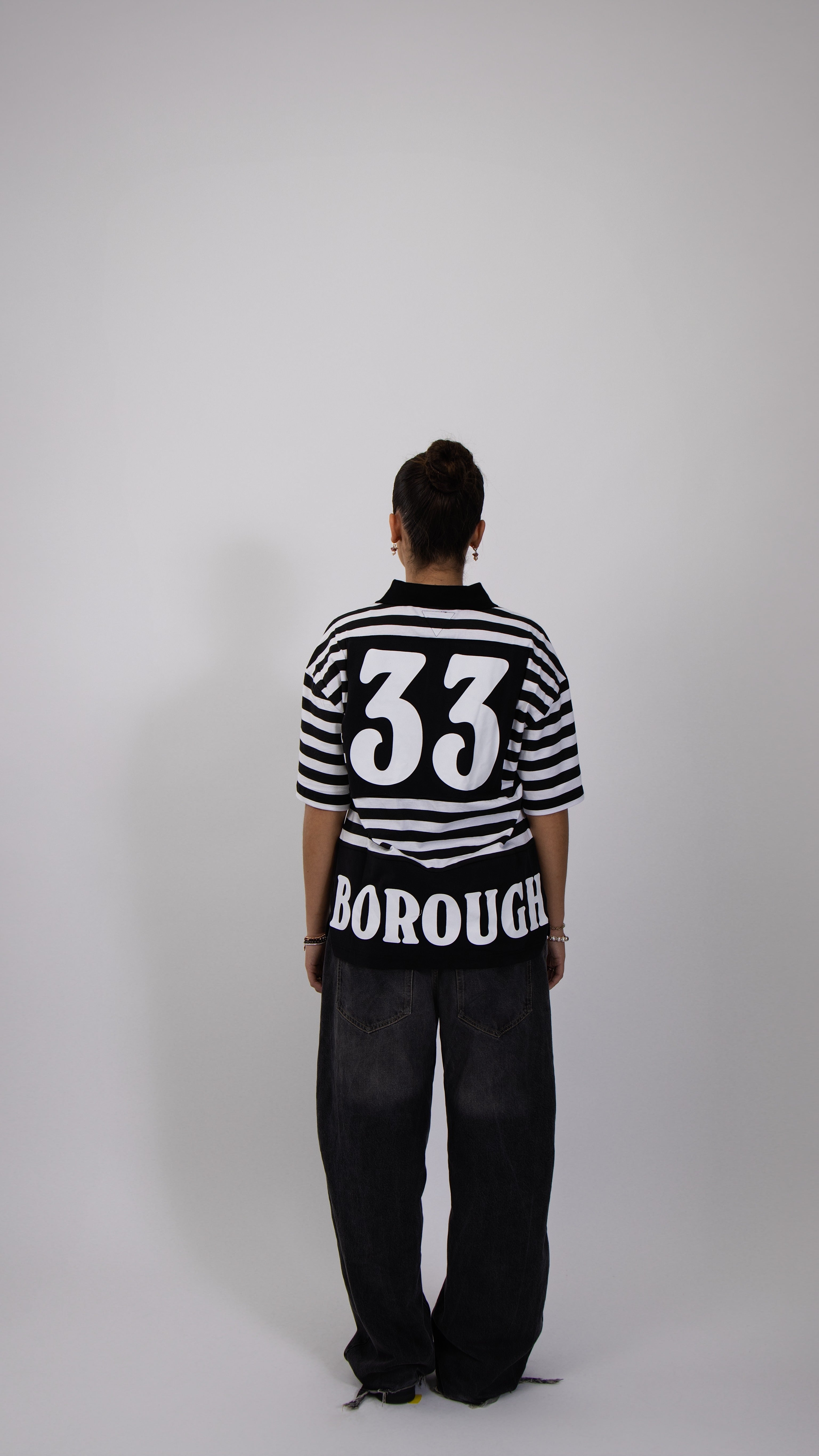 STRIPES FOR CREATIVE PILE POLO オーバーサイズ B33 Zebra Polo