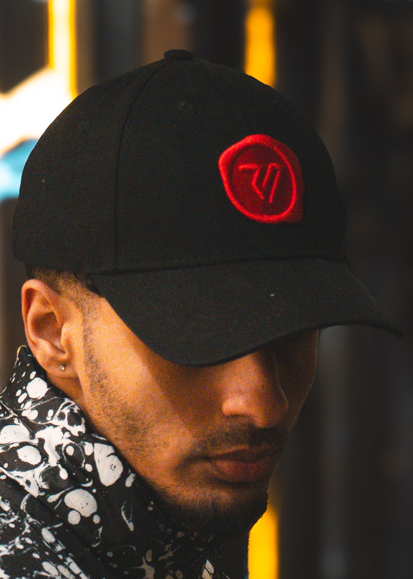 THAMES SEAL 6-PANEL CAP - BLACK