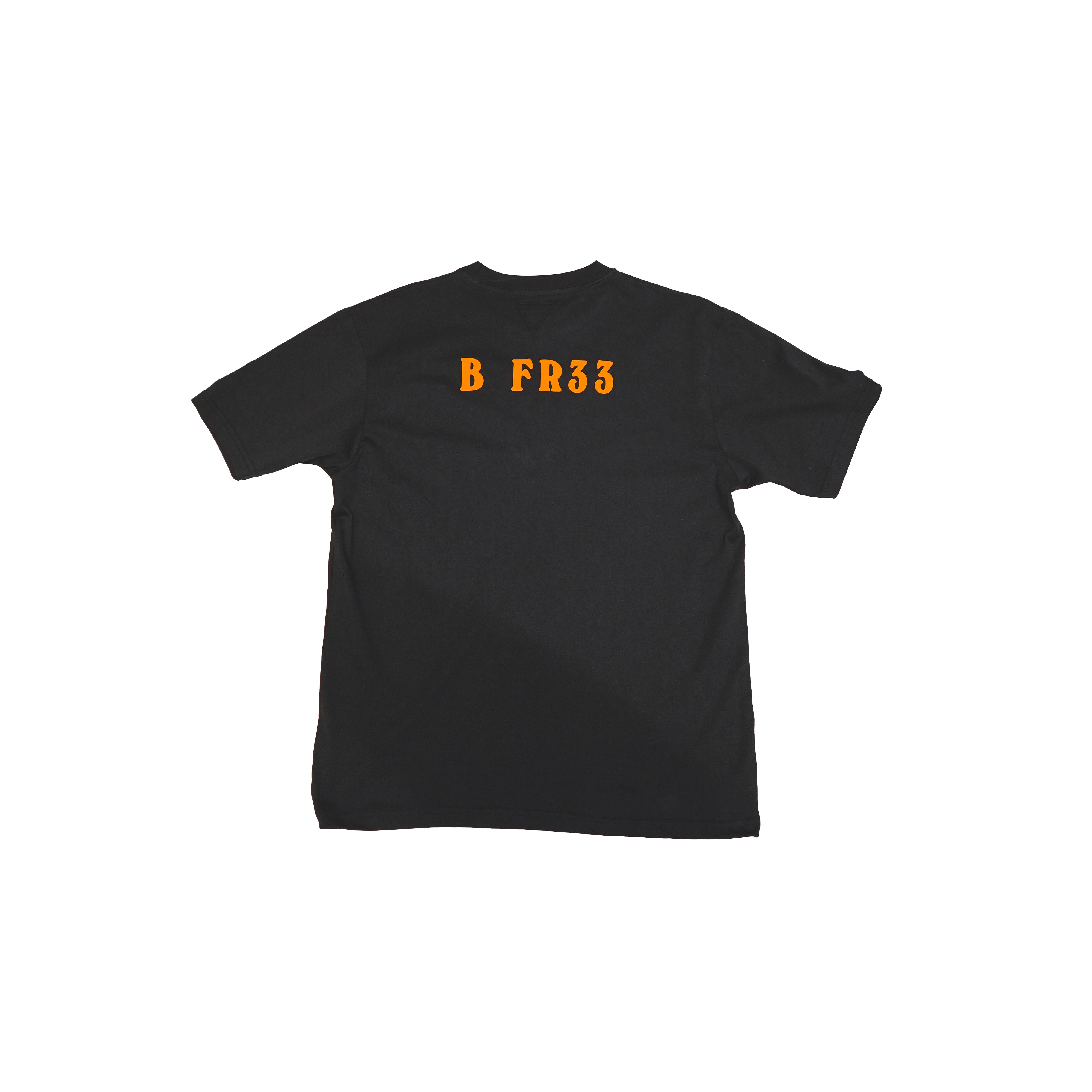 THAMES TEE - BLACK/ORANGE